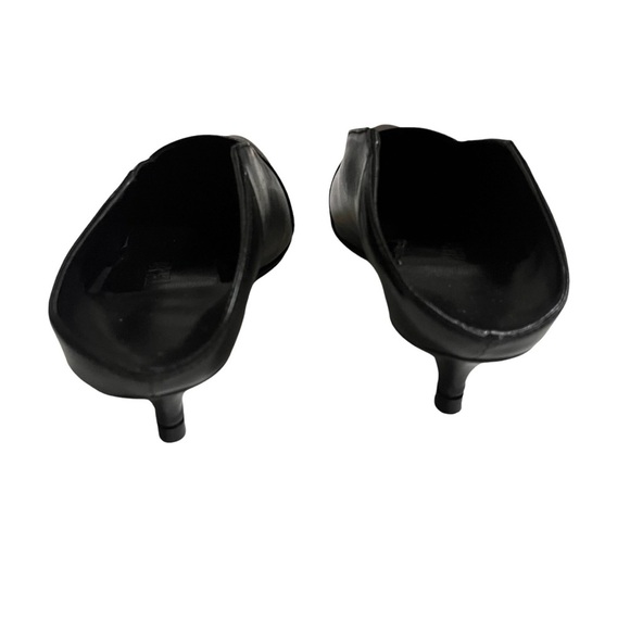 THAKOON BY NAADAM KITTEN HEEL LEATHER MULES SIZE 39 EU 7 US Y2K STYLE MOBWIFE - Picture 7 of 13